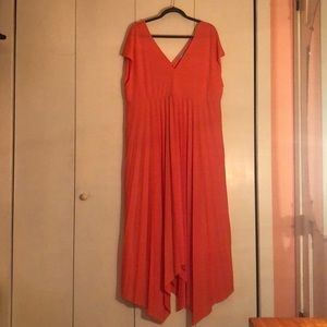 ASOS pleated maternity dress